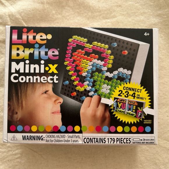 Hasbro Other - Hasbro Lite-Brite Mini-X Connect Toy - Multicolor